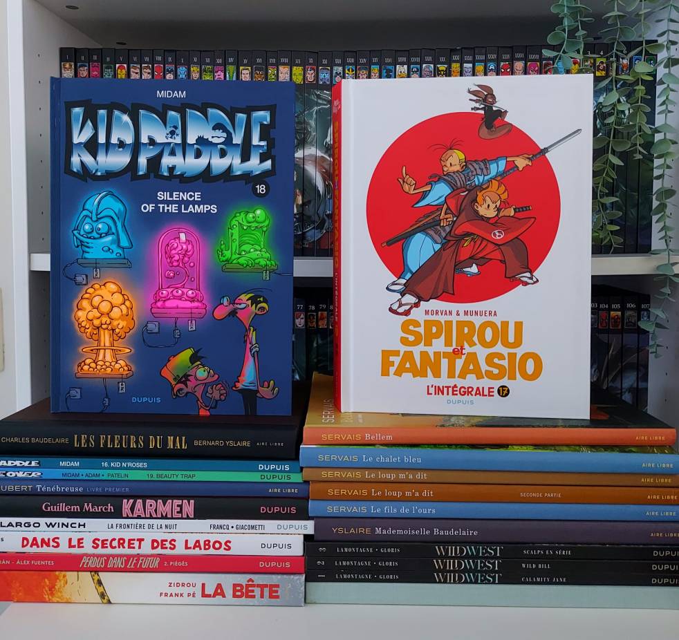 « Kid Paddle 18 : Silence of the lamps» et « Spirou et Fantasio l'intégrale 17 »