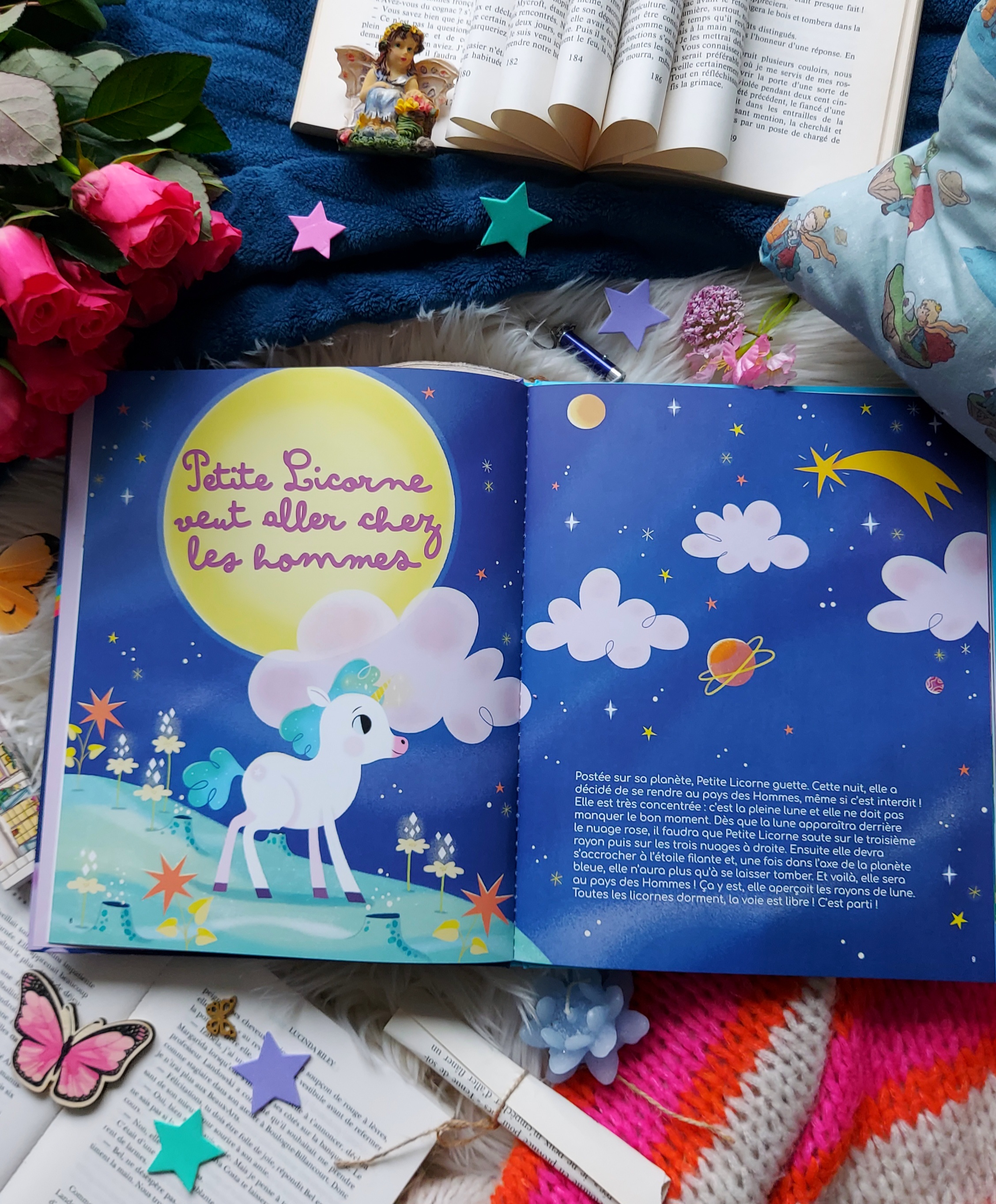 Histoires de fées et de licornes à lire caché sous la couette